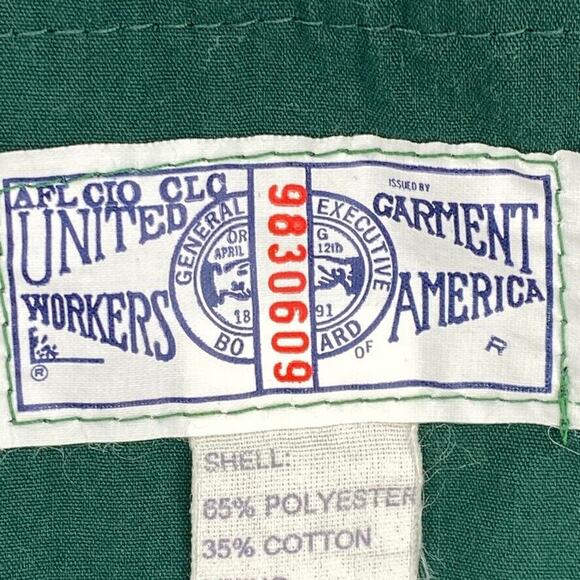 Nemesis Jacket Mens Large Green Chore Coat Union Made USA Arctic Fleece Lined - Picture 5 of 14